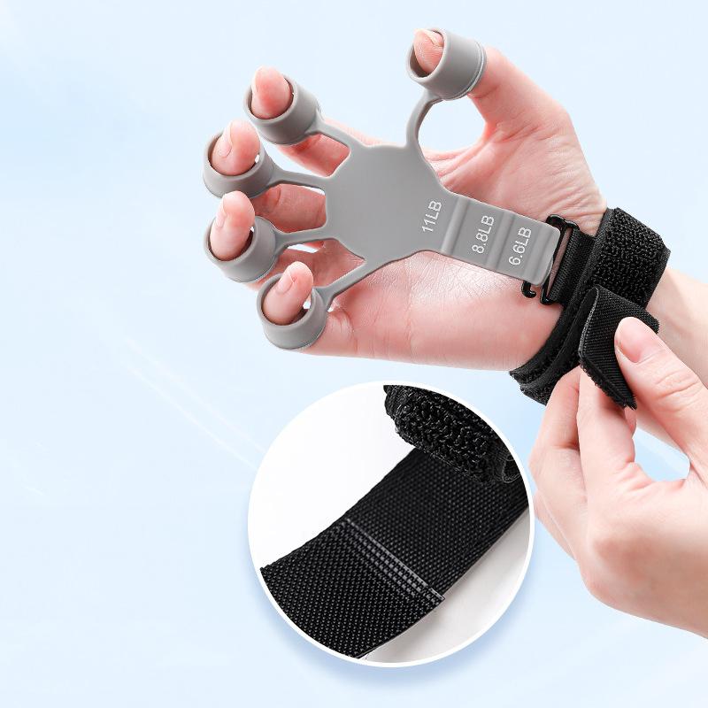 Finger Gripper Finger Exerciser Guitar Finger Exerciser 6 Resistant Levels Recovery Physical Tools Hand Strengthener For Patient
