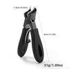 Slanted Nail Clippers No Splashing Toe Wide Opening Red