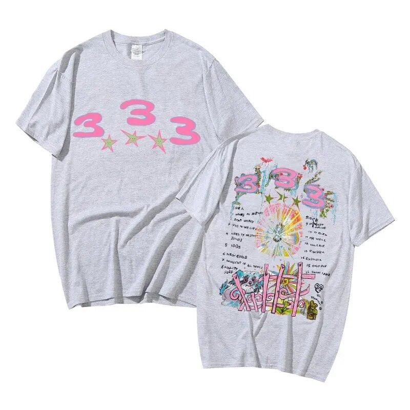 Bladee 333 Hip Hop Oversized Trend Skate Drain Gang Tshirt Harajuku Unisex T-shirt Unisex Women Fashion Casual Short Sleeve Tees