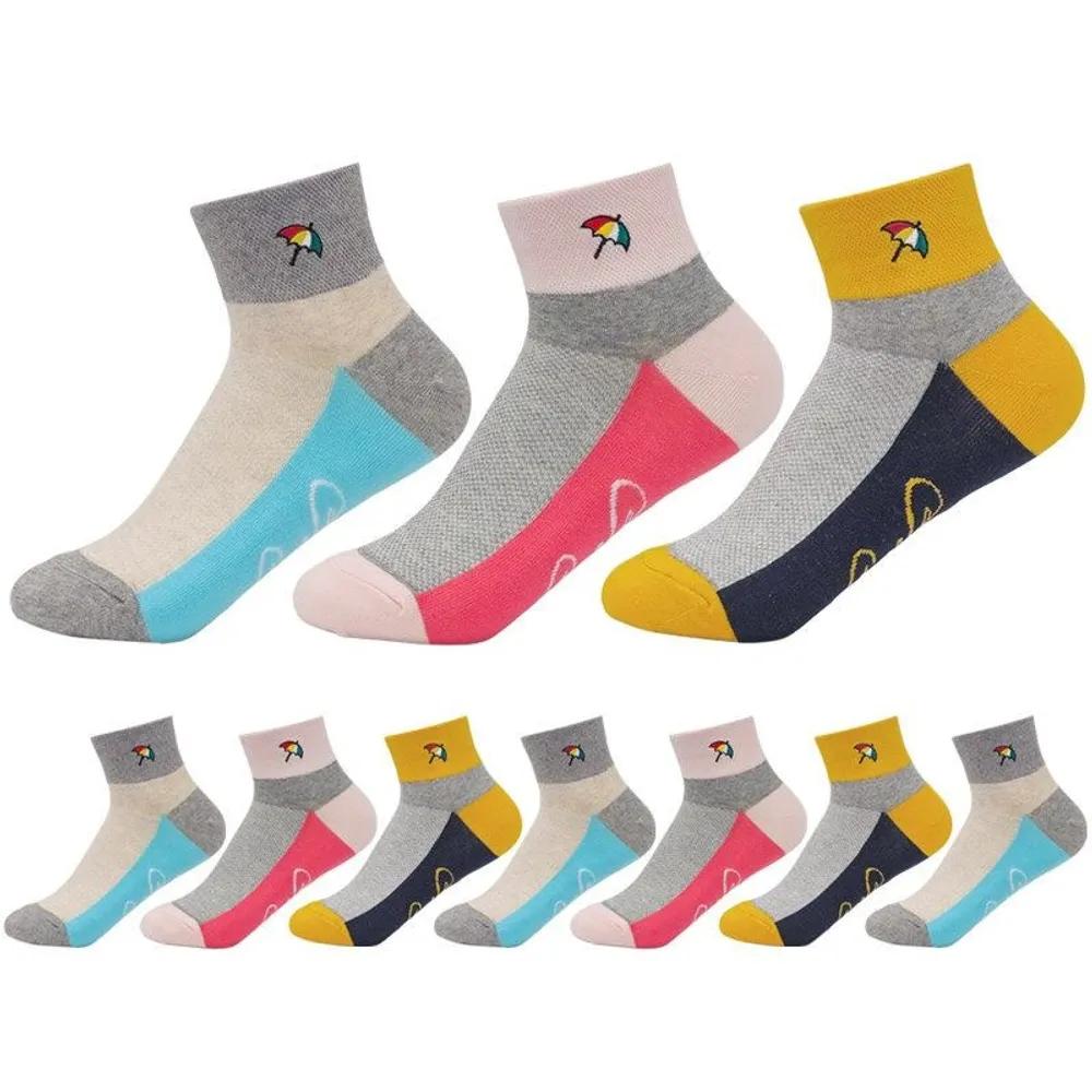 Arnold Palmer Women s Casual Mesh Ankle Socks 10 Pairs AP6637 AP6637_10 Pairs [Mixed Colors] FREE