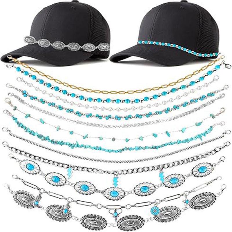 Stylish Summer Hat Chain Accessory 15cm x 13cm x 3cm