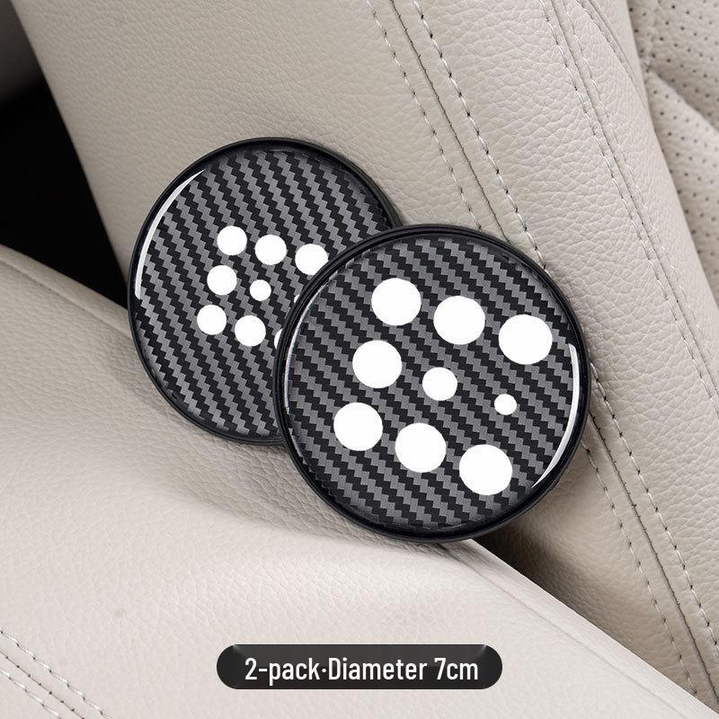 Compatible with Lan Dian E5/E3 Car Carbon Fiber Texture Insulated Cup Coaster