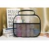 Front Mesh Pocket Clear Travel Storage Case Waterproof Blocks Toy Storage Bin  Small Items