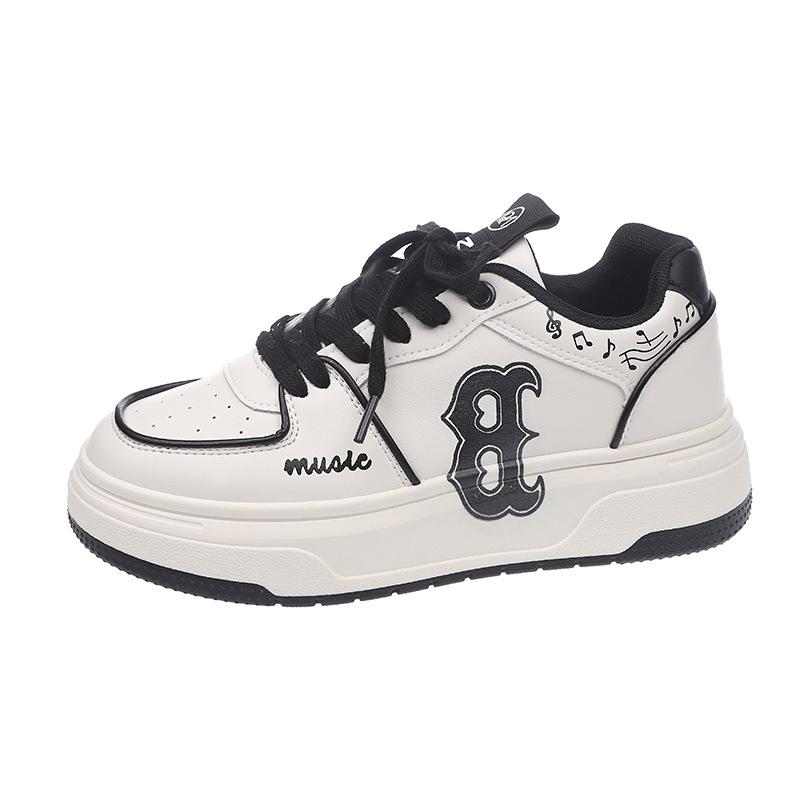 Popular thick-soled little white shoes women's summer 2025 new popular small man height increase versatile casual muffin dad shoes