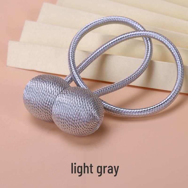 Magnetic Headphone Style Curtain Tiebacks - No-Punch Modern Minimalist Design