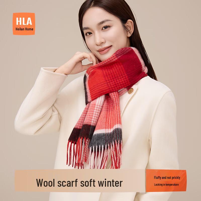 

HLA Women s 100% Wool Scarf 164*30cm