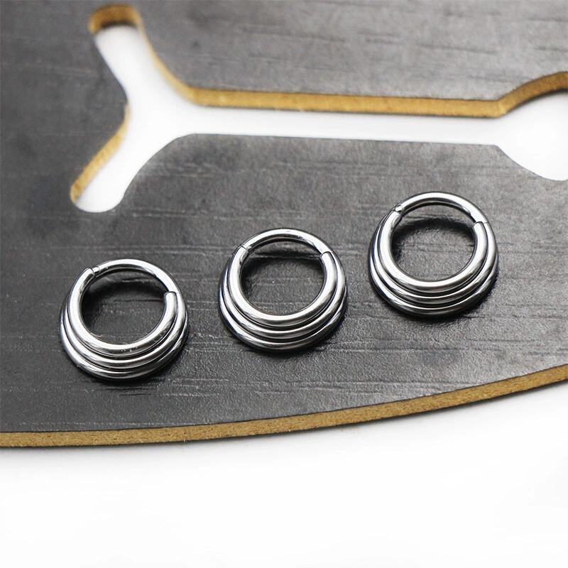 Universal 316 Stainless Steel Nose Ring Piercing Jewelry - Hot-Selling Closed Nose Stud Earrings.
