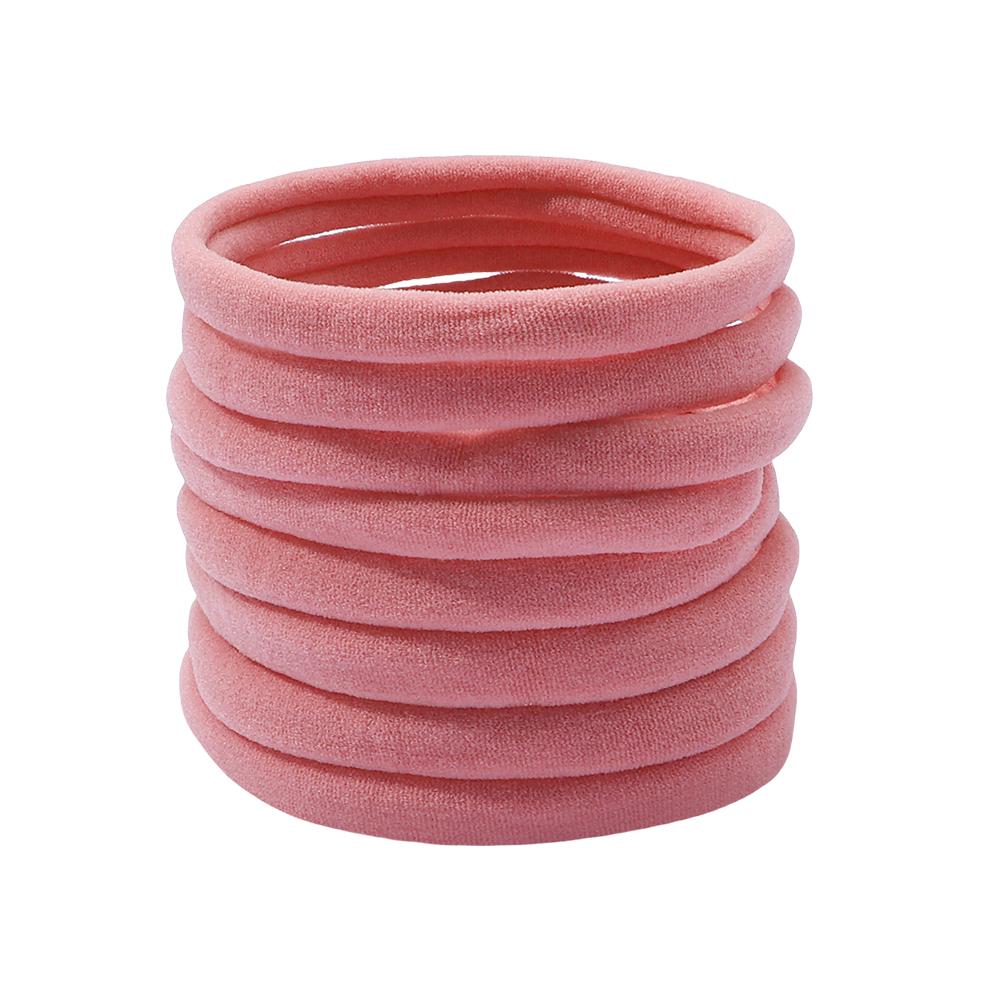 10/30 STÜCKE/Set Damen Mädchen Basic Haargummis Einfache Unifarben Elastisches Stirnband Haargummis Haarbänder Haarschmuck Pferdeschwanzhalter