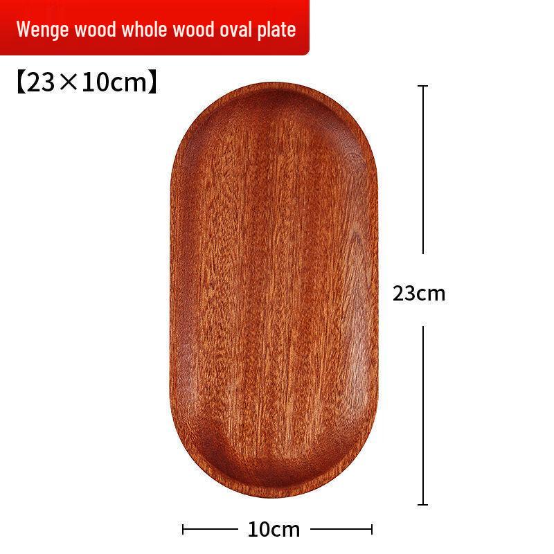 

SW Wenge Wood Retro Oval Serving Tray 23x10cm