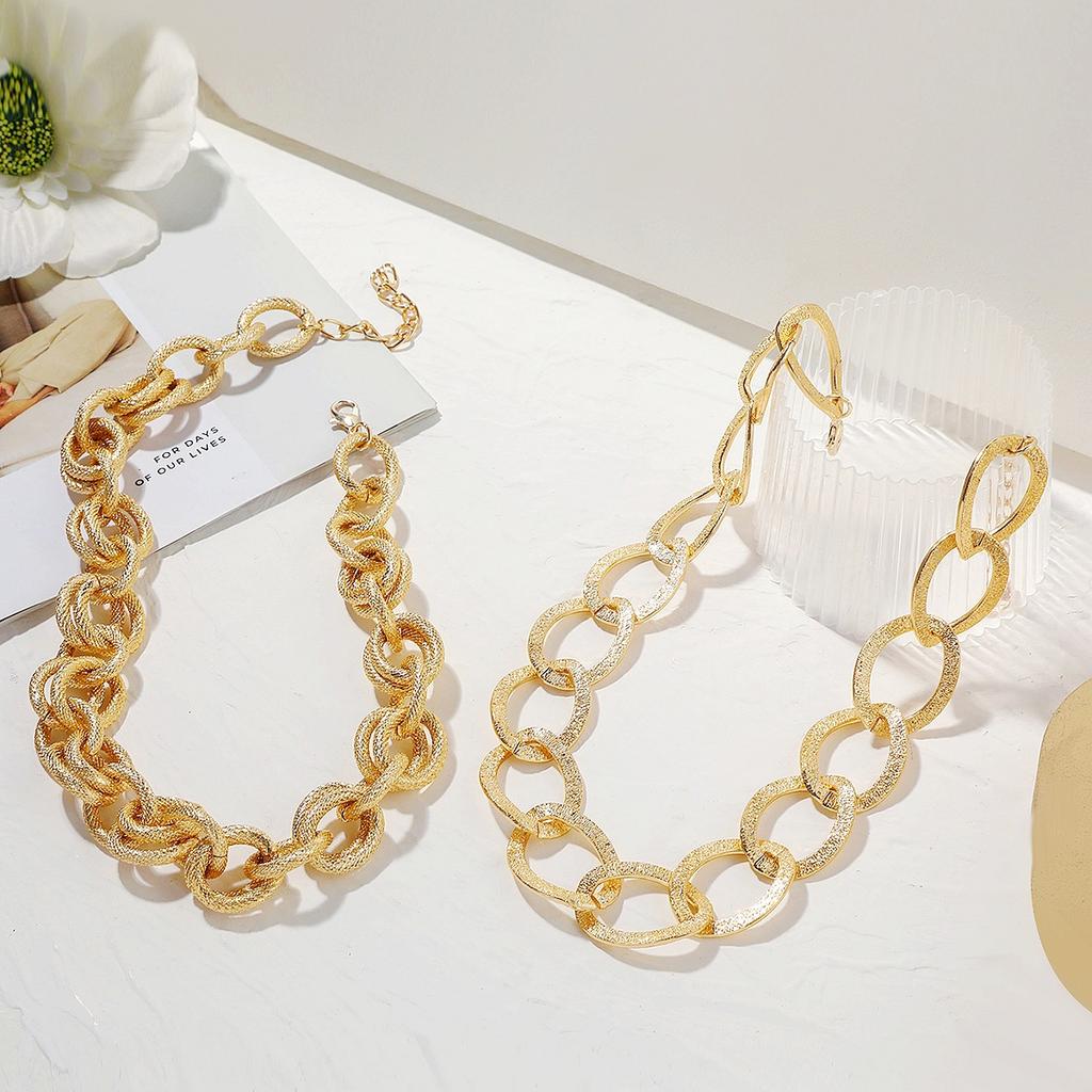 Necklace for Women Tide with Accessories Jewelry Necklace Simple Personality Hip-hop Wind Necklace Women Do Not Lose Color Elegant Necklace