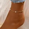 Stainless Steel Exquisite Rhinestone Anklets for Women Ladies Waterproof Adjustable Anklets Bracelets Dual Wearing Jewelry Gifts