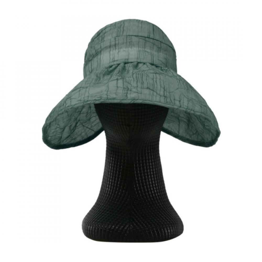 Shop   Women Wide Spring Summer Uv Protection Sun Cap Hat Deep Green Km Wh 0590