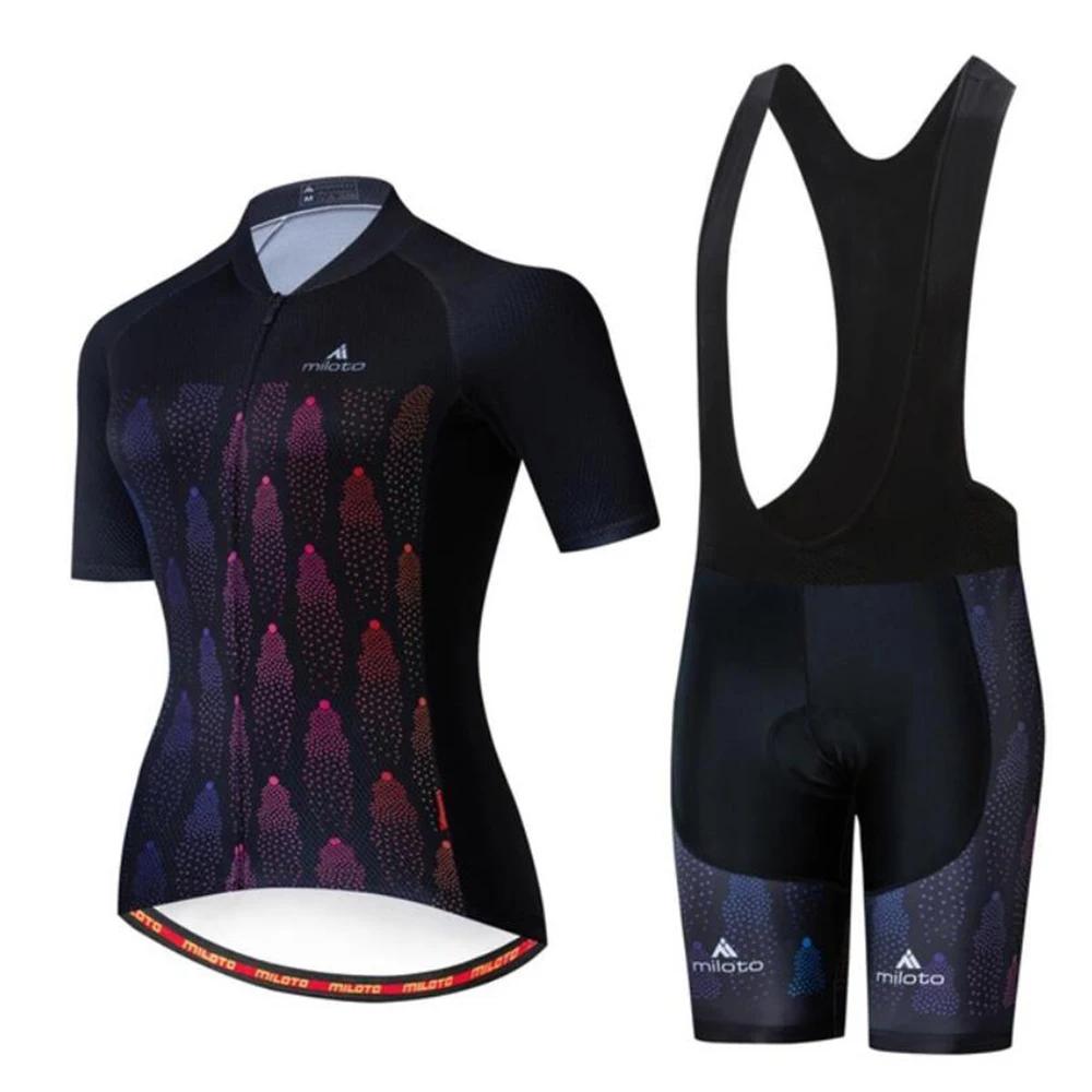 Women Pro Team Bike Summer Cycling Jersey Set Clothes Bicycle Clothing Breathable Cycling Set Maillot Ropa Ciclismo