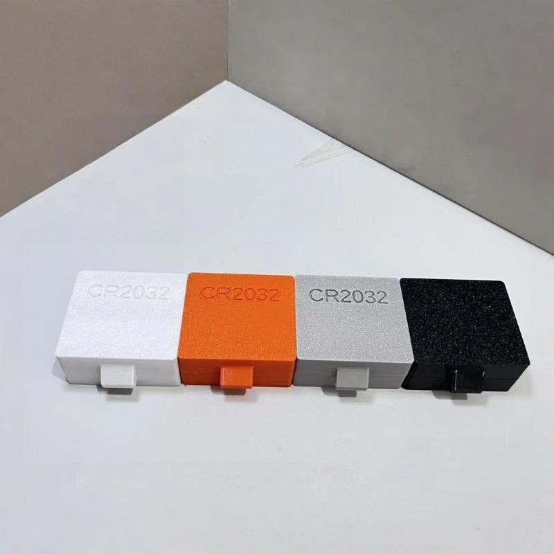 Wholesale 1Pcs CR2450/LR44 Button Battery Storage Case Organizer 10/20 Grids CR2032 Button Battery Storage Box