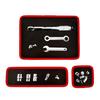 Double Sided Magnetic PU Leather Mat Tool Pad Flexible Tool Holder for Effortless Note Management and Desk Tidiness