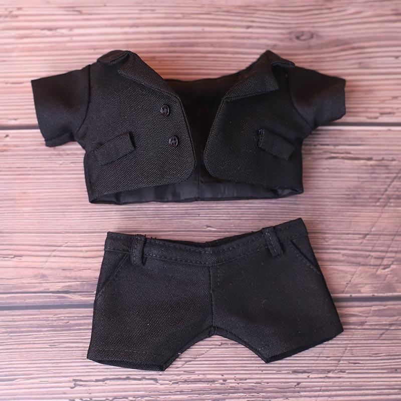 For 15cm 20cm Plush Cotton Doll Clothes Formal Suit Pants Set Plush Stuffed Doll Outfit Accessories Changjing Dress Game Toys