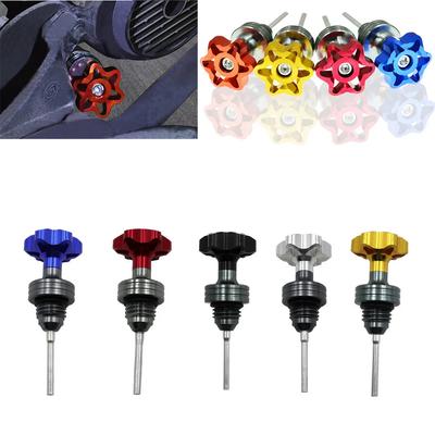 1 buc șapcă pentru joja de ulei pentru scuter motocicletă motor motor carter indicator pentru nivelul uleiului echipament universal din aluminiu nou-nouț