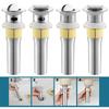 1Pcs Thickened Bathroom Sink Drain Stop Silver Sink Plug  Wash Basin Faucet Accessory