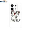 Handyhülle Für Xiaomi Redmi Note 13 Pro 5G Rückseite Niedlich Stoßfest Weich Klar Silikon TPU Für Redmi Note13 Note 13 Pro Funda