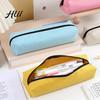 Low-saturation Color Pouch Oxford Pencil Case, Large Capacity Pen Bag, Simple Student Case Zipper for School Office, Lightweight Stationery Organizer