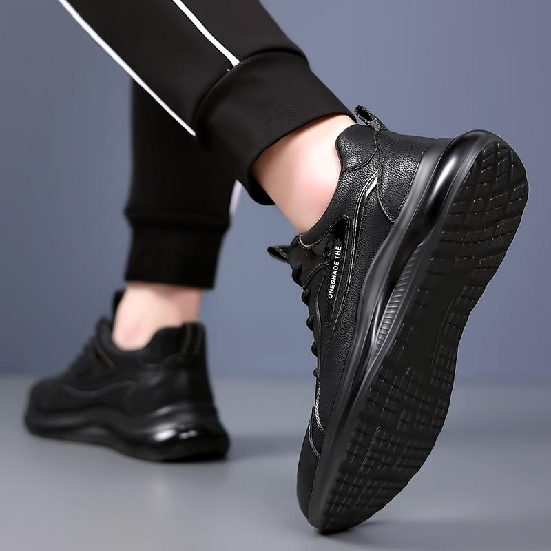 Fashion Shoes Men Genuine Leather Casual Shoes Brand Fashion Sneakers Men Black Designer Shoes Soft Men Sneakers Mocasine Hombre