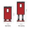 Universal Car Phone Holder 270 Rotation Suction Mount Color Windscreen GPS Car Stand Red Dashboard Navigation Cradle S0Z0
