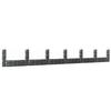 U-shaped Gabion Basket with 7 Posts Iron 740x20x100 Cm