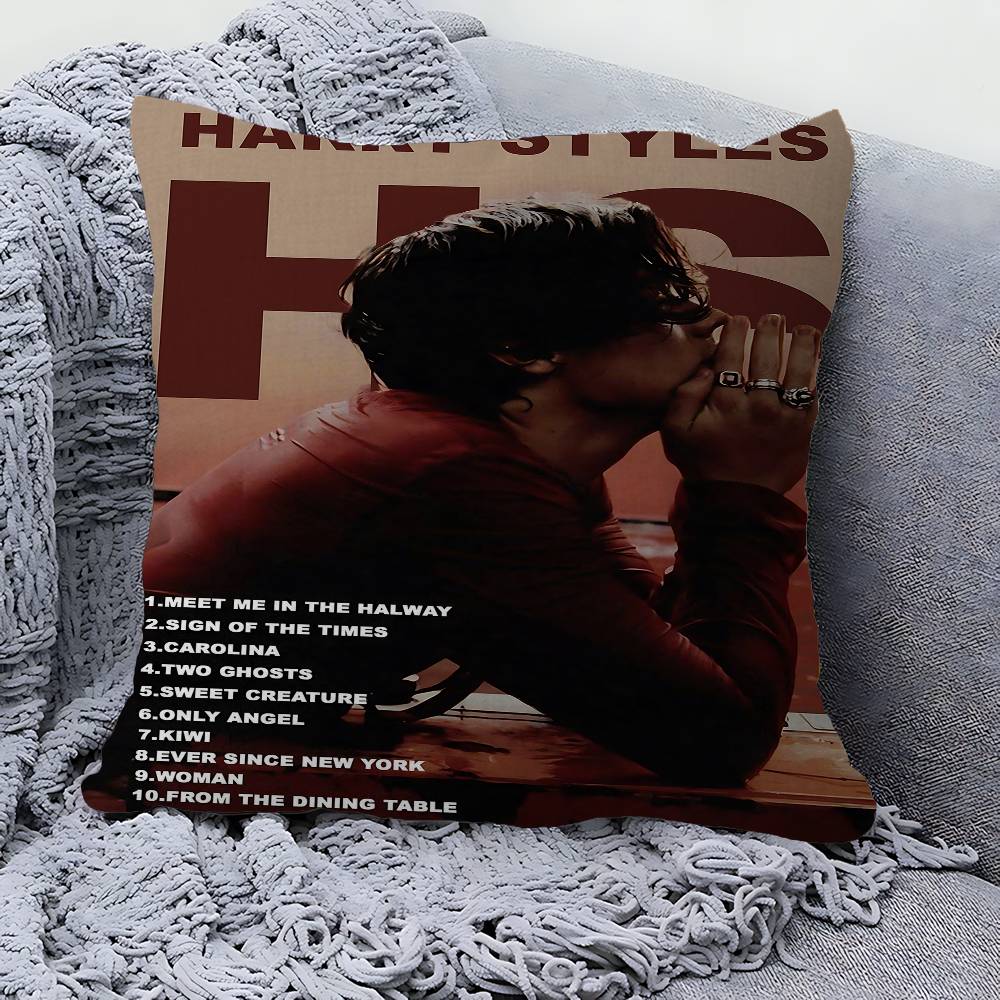 Singer H-Harrys S-Styles Pillowcase Toon Gift Cushion Cover Bedroom Home Sofa Chair Seat Decor Pillow Case