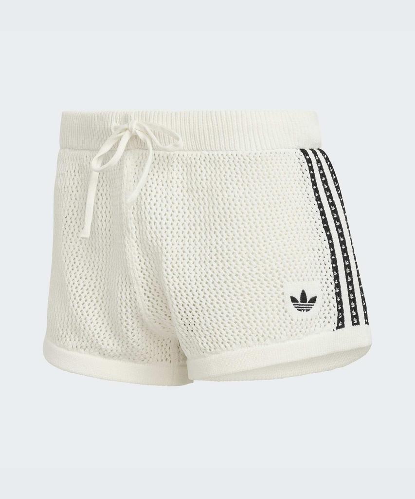 ADIDAS Knit Crochet Shorts - White / Kc6477