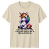 When This Virus Is Over I TShirt Sarcastic Unicorn Humour Birthday Gift