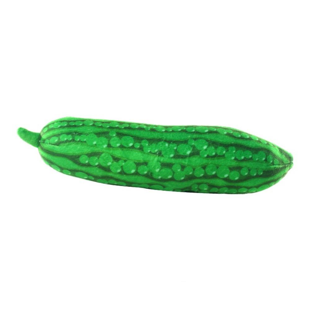 

Broccoli Watermelon Fruits Plush Toy Pumpkin Carrot Simulation Fruits Vegetable Kids Toy Bitter melon 23cm