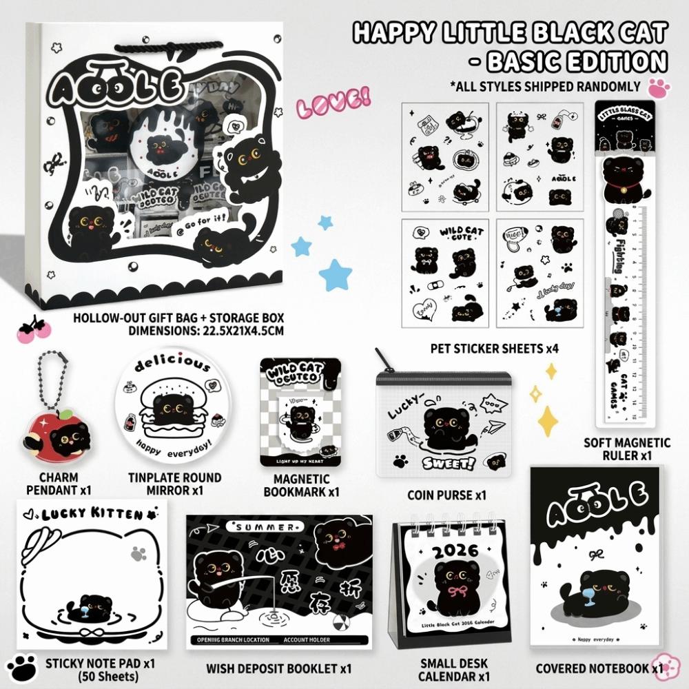 

Cartoon Student Stationery Set for Back to School Learning Supplies Gift Package 1
