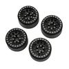 4pcsCelsiusset 1.9in Aluminum Alloy Beadlock Wheel Rims for   SCX10 90046 RC Crawler Car Parts