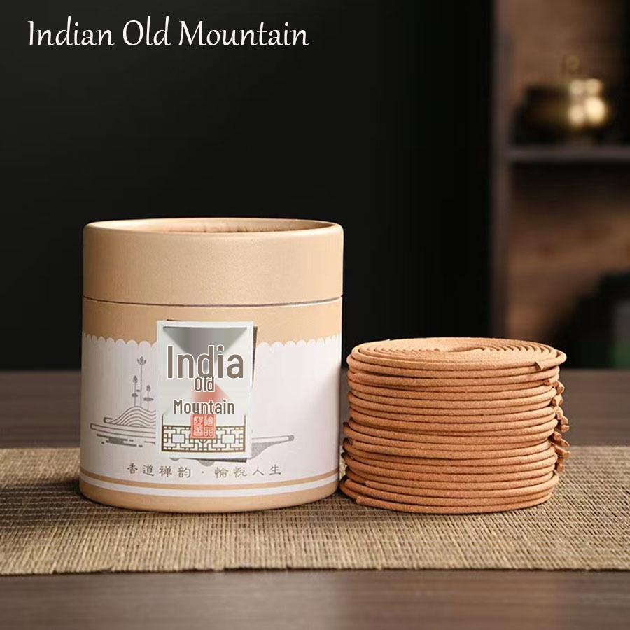 48-Disc Indian Sandalwood & Cypress Incense for Indoor/Outdoor Use