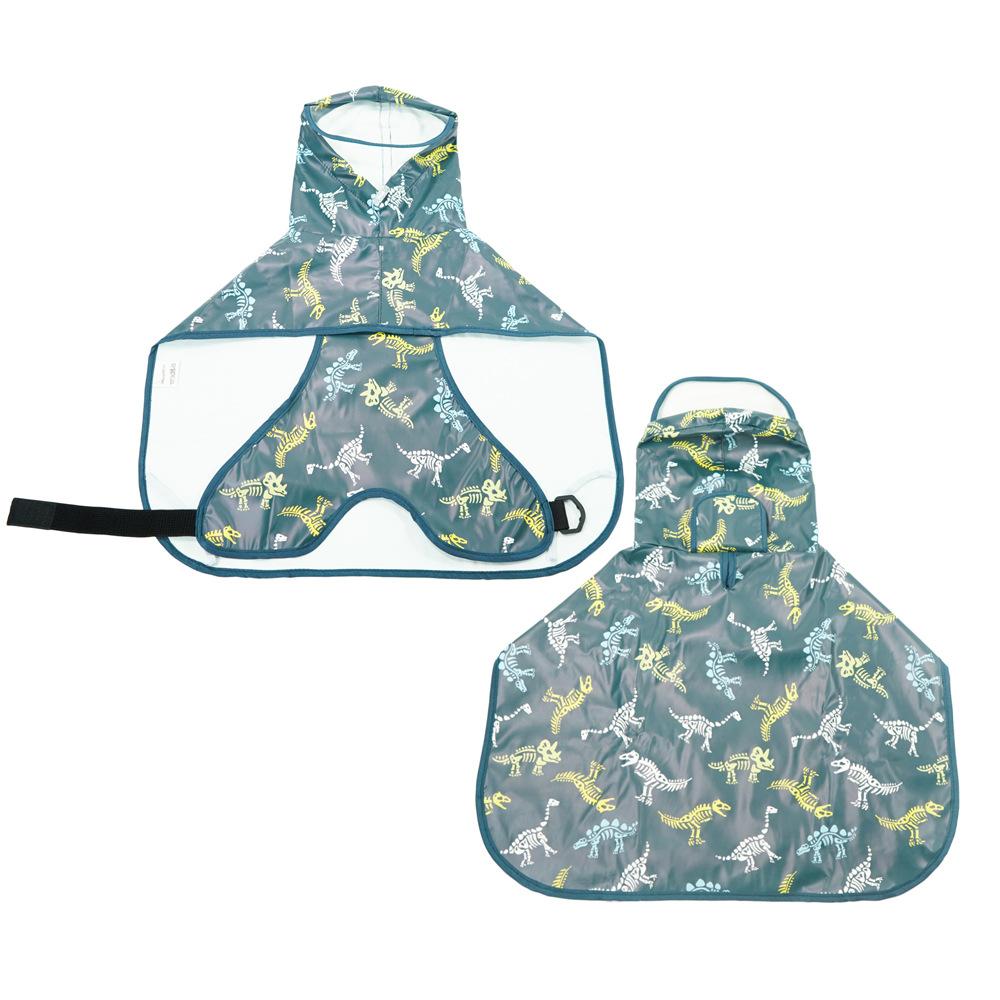 

Повседневный дождевик-накидка для собаки, с животиком, корги, тедди, золотистый ретривер, дождевик для питомца, легко надеваемая одежда для собаки L