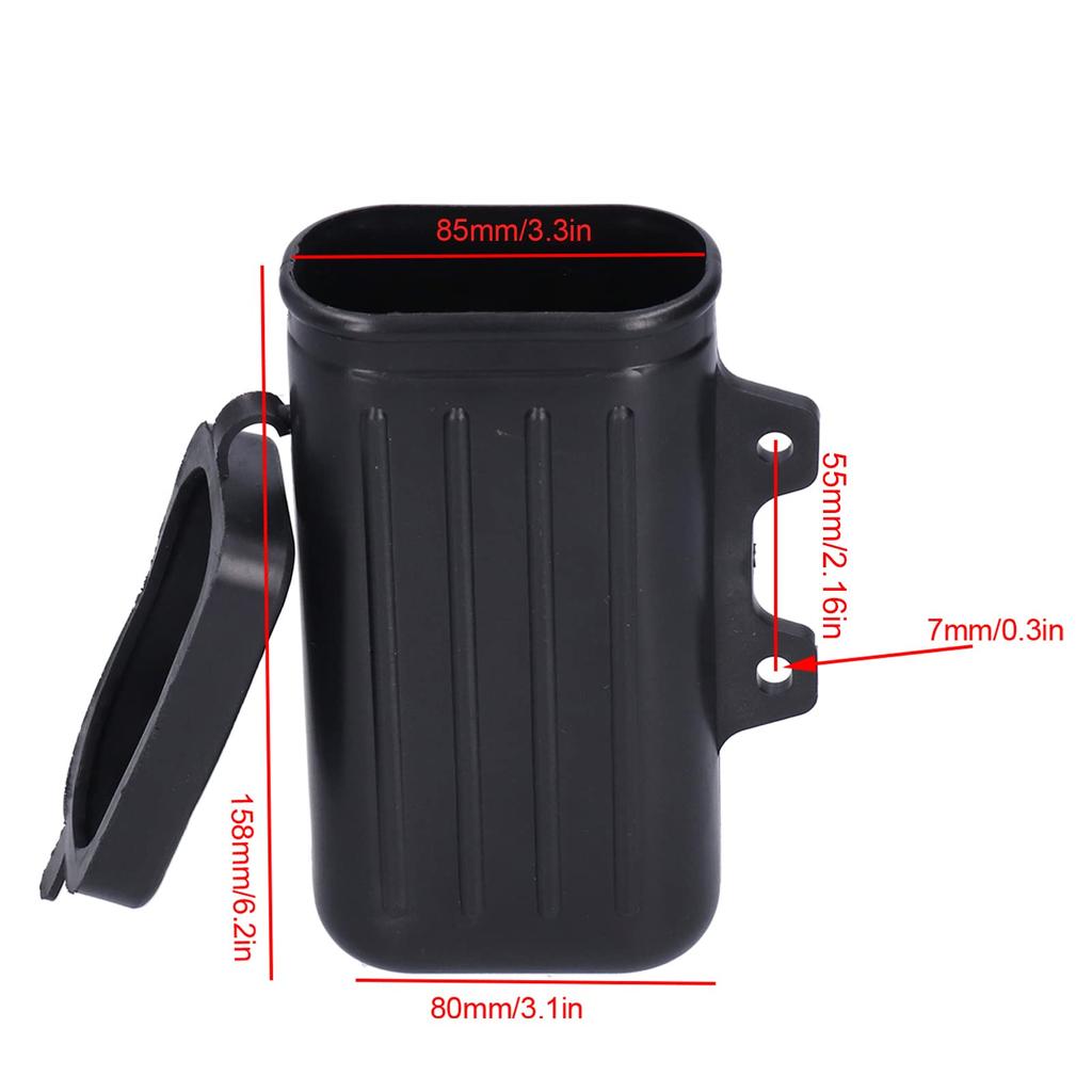 Motorcycle Tool Box Repair Holder Bottle Container ABS Plastic TW200 Trailway 1987 2015