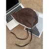 New Style Suede Warm Ear Protection Hat for Women Korean Style Ins Temperament  Retro Face Small Lei Feng Hat