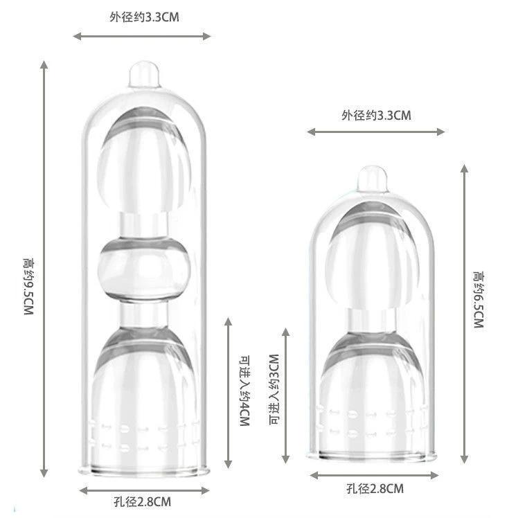 Verlängern 5cm Penis Hülle Wiederverwendbares Kondom Verzögern Ejakulation Sexspielzeug für Männer Penisring Männliche Eichel Hülle Verlängerer Vergrößerung