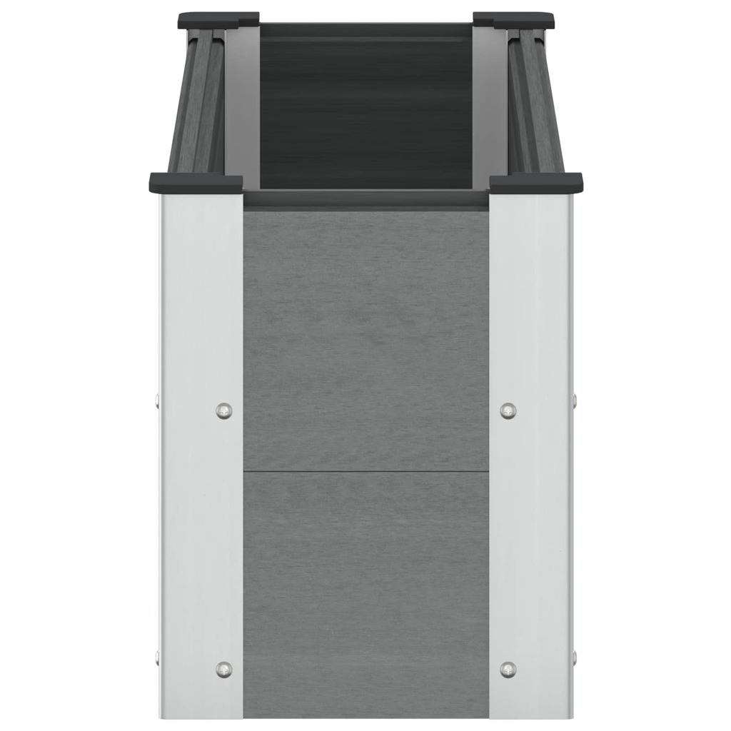 Raised Bed Gray 100 X 30 X 36 Cm
