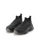 Emi Eco Knit Mode Size Cm Sneakers, 13WGS254502, Women's, Black, 24.5