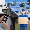 OKAM PRO 4-Lens HD 20MP WiFi Outdoor Camera IP66 Waterproof Smart Light Alarm Video Camera Two-Way Intercom PTZ IP Camera
