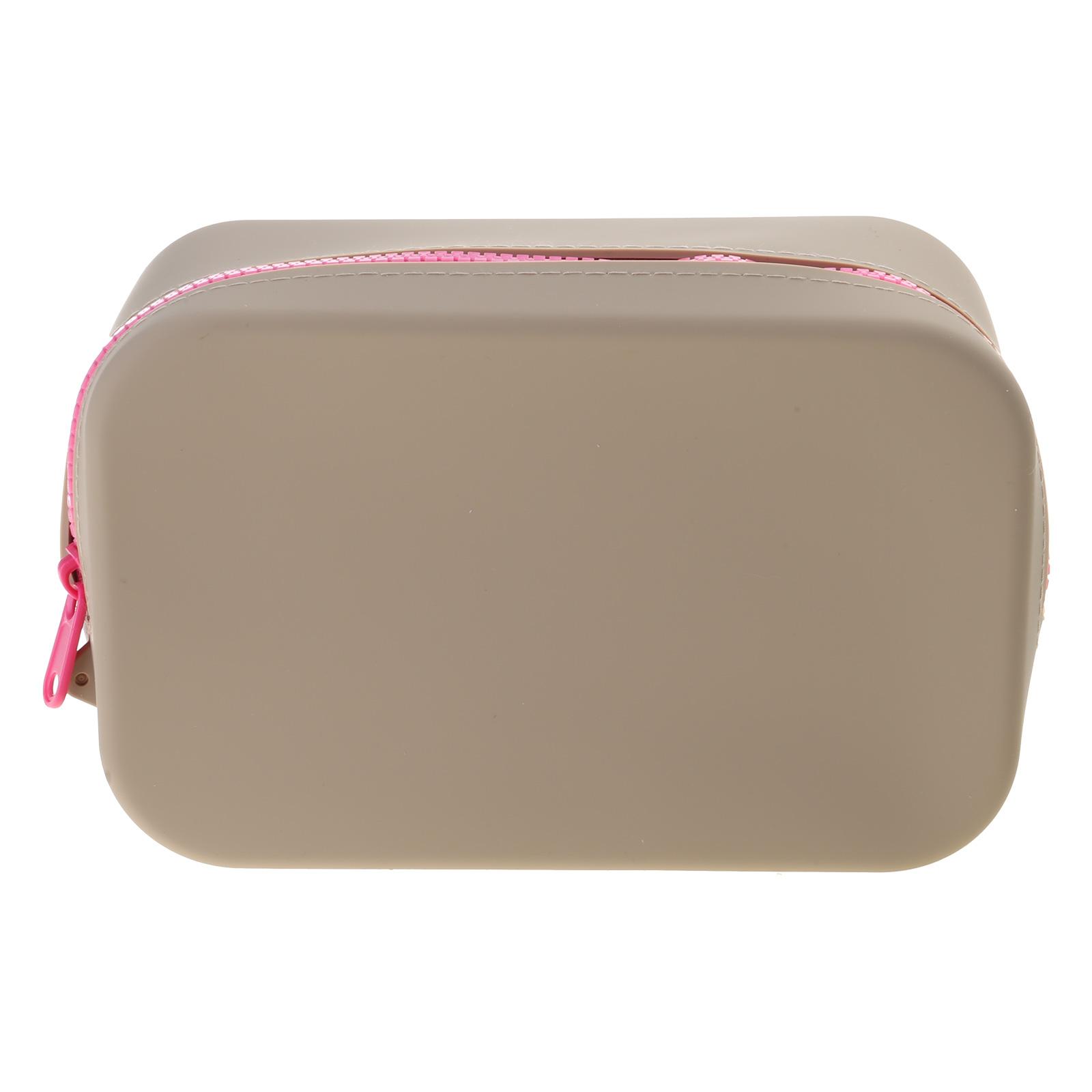 

Вместительная силиконовая дорожная косметичка-органайзер для хранения косметики для женщин и девочек