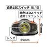 Kashimura Compact LED High Brightness 100 Lumens LL-10 Headlight, White,