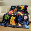 Space Dino Adventure print blanket soft and cozy perfect for the living room bed sofa or a nap,gift