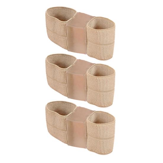 Toe Separator Hallux Valgus Corrector Breathable Elastic Nylon Spacers for Overlapping Toes Bunion Relief & Straightener