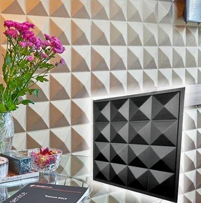 Kunststoffform zur Herstellung des 3D-Panels „Aura“(3D-Form für dekorative Wandpaneele für Gips und Beton) Wand Dekoration.