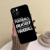 Play Handball Quotes Phone Case For iPhone 14 Pro Max 17 Air 16 15 11 12 13 Pro Max mini 16 Plus 16e Cover Funda