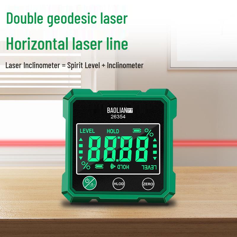 Vysoce přesná digitální magnetická laserová úhlová pravítka a inklinometr