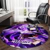 Customizable Genshin Impact5 Round Non-Slip Carpet - Ideal for Garden, Picnic, Office, Perfect for Decoration, Suitable For All Seasons