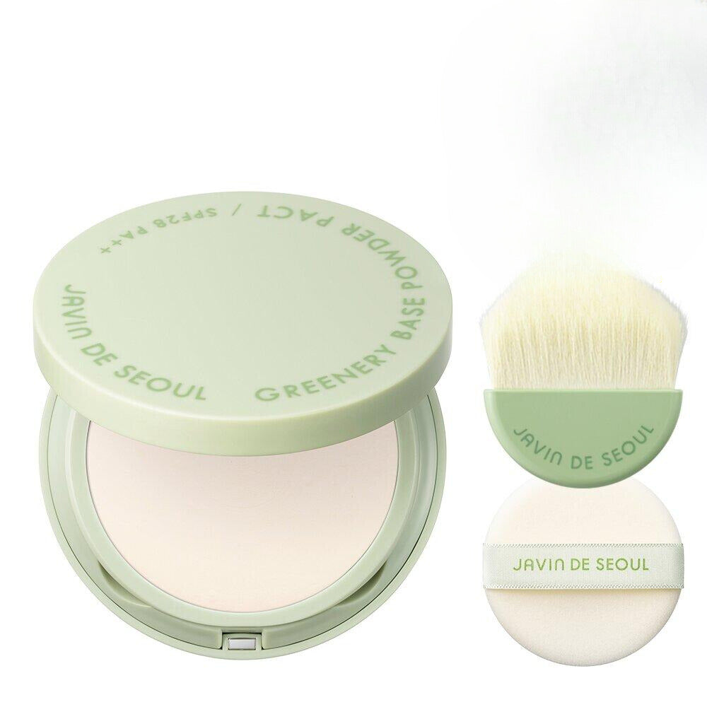 

JAVIN DE SEOUL Greenery Base Powder Pact (Special Set with Free Gift) [Special Set with Brush] #21